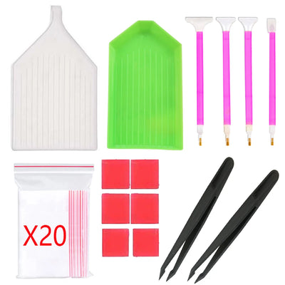 Diamond Painting Tools Set with Multiple Size Pens - Smarsty