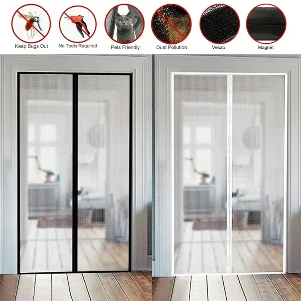 Magnetic Mosquito Net Door Screen for Easy Closure - Smarsty