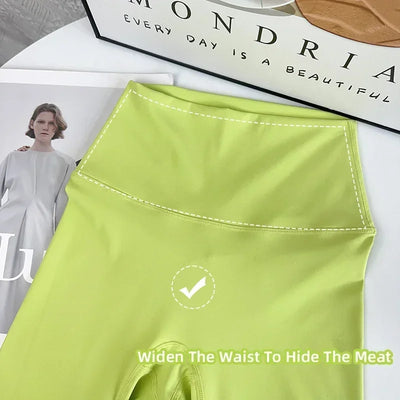 Hot Sale Fitness Female Leggings Running Pants Naked feeling Leggings High Waist Push Up Sport Women Fitness Running Yoga Pants - Smarsty