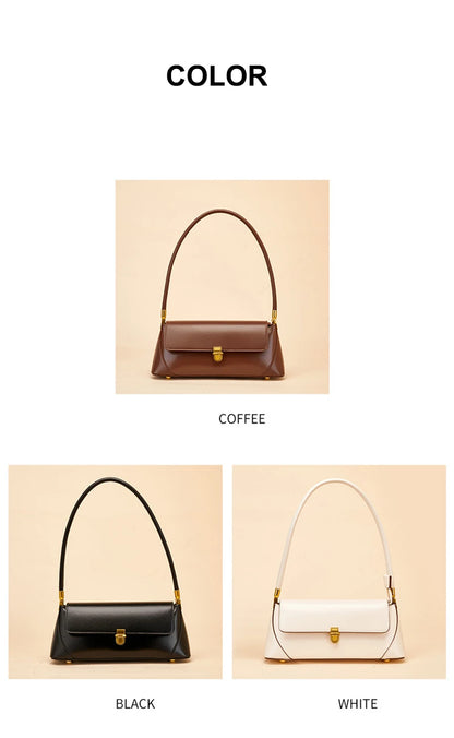 Lux Baguette Bag For Women Genuine Leather Shoulder - Smarsty