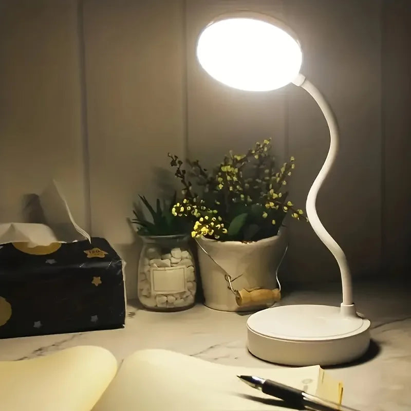 Flexible LED Desk Lamp with 3-Level Dimmer for Eye Care - Smarsty