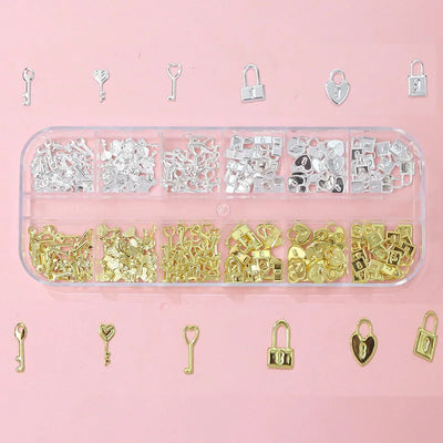 Gold Silver Caviar Bead Nail Charms for Stunning Manicures - Smarsty