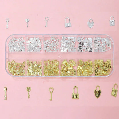 Gold Silver Caviar Bead Nail Charms for Stunning Manicures - Smarsty