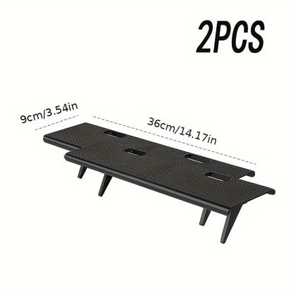 Adjustable TV Screen Top Shelf Computer Monitor Desktop Screen Top Storage Rack TV Media Box, Router Shelf Rack Home Organizer