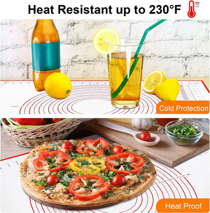 Non-Stick Silicone Baking Mat for Easy Dough Preparation - Smarsty