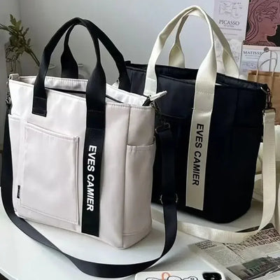 Casual Large Capacity Tote Bag Nylon Waterproof Everyday - Smarsty