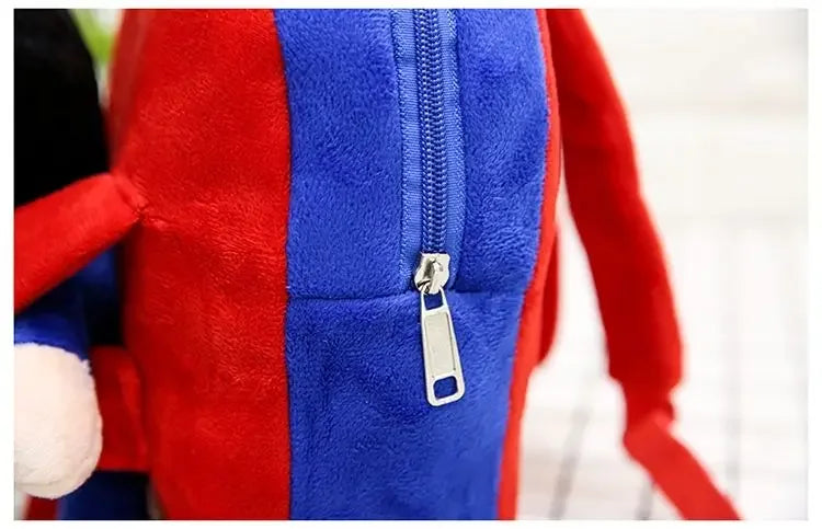 Cartoon cartoon fashion character backpack children casual plush backpack cute kindergarten boy and girl schoolbag gift - Smarsty