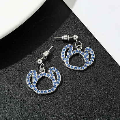 Cute Disney Stitch Flower Stud Earrings for Women and Girls - Smarsty