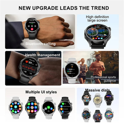 GT5 Pro GPS Smartwatch with AMOLED Screen and Heart Rate Monitoring - Smarsty
