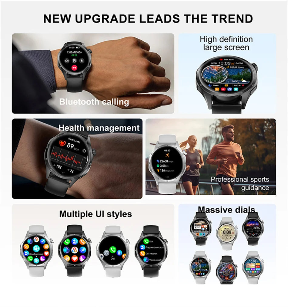 GT5 Pro GPS Smartwatch with AMOLED Screen and Heart Rate Monitoring - Smarsty