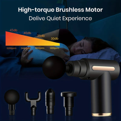 Electric Percussion Massage Gun for Deep Tissue Relief - Smarsty