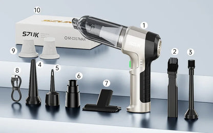 Cordless Car Vacuum Cleaner With Strong Suction Portable - Smarsty