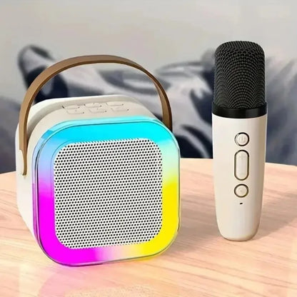 XIKCU Portable Karaoke Machine With Dual Microphones - Smarsty
