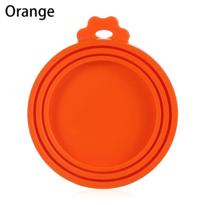 3 In 1 Silicone Canned Lid Reusable Food Tin Cover Keep Fresh Kitchen Organization Pet Supplies by Smarsty