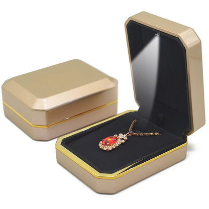 Luxury LED Jewelry Ring Box for Engagement and Wedding - Smarsty