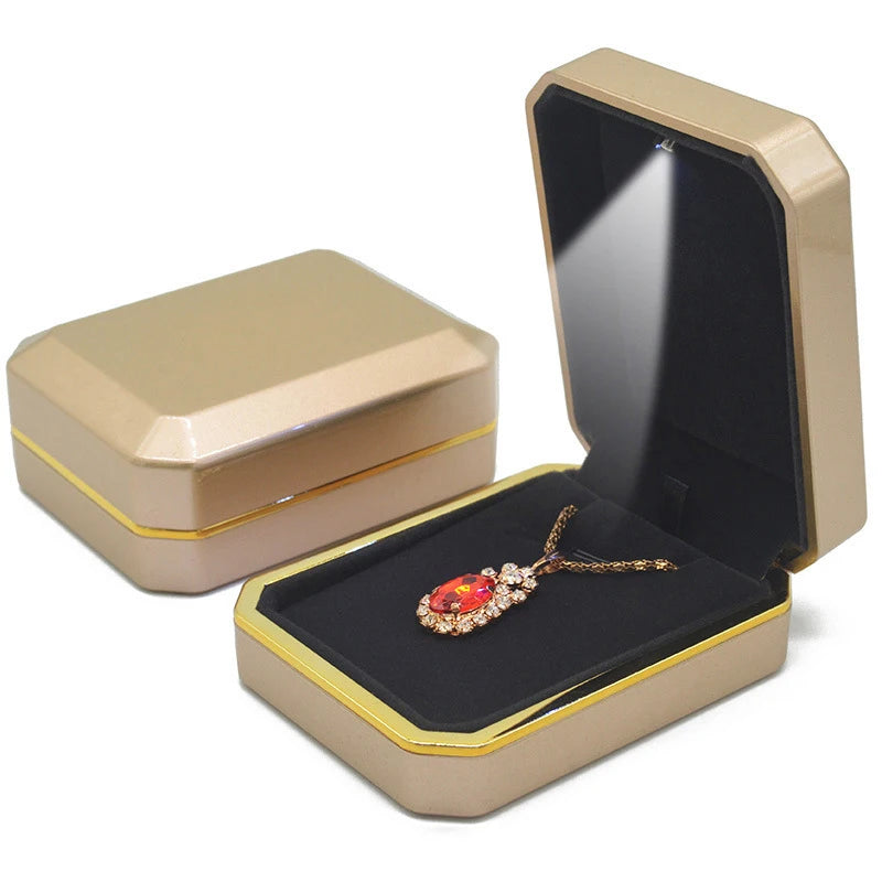 Luxury LED Jewelry Ring Box for Engagement and Wedding - Smarsty