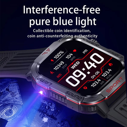Waterproof Military GPS Smart Watch With Bluetooth Call - Smarsty