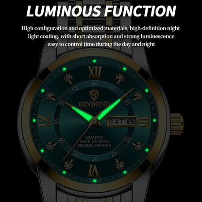 Luxury Waterproof Diver Watch for Men 30ATM - Smarsty