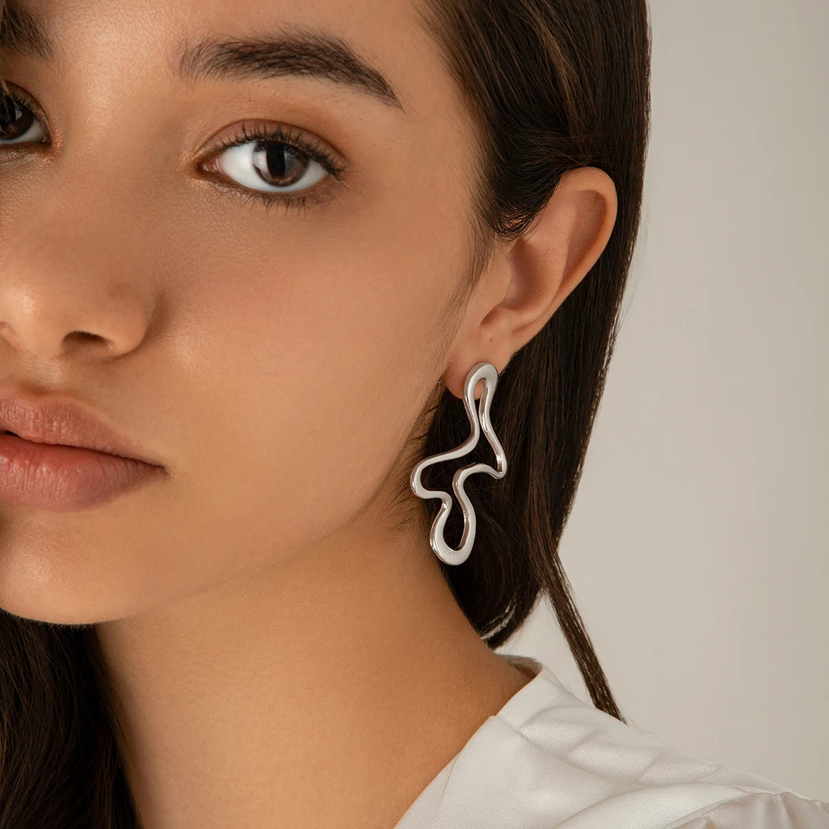 Minimalist Gold Geometric Stud Earrings for Women’s Style - Smarsty