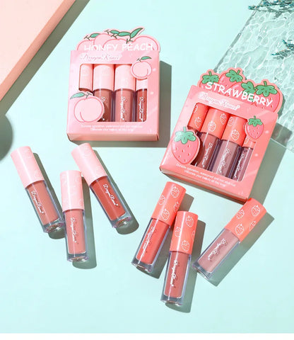 Mini Velvet Matte Lip Gloss Set for Long-Lasting Hydration - Smarsty
