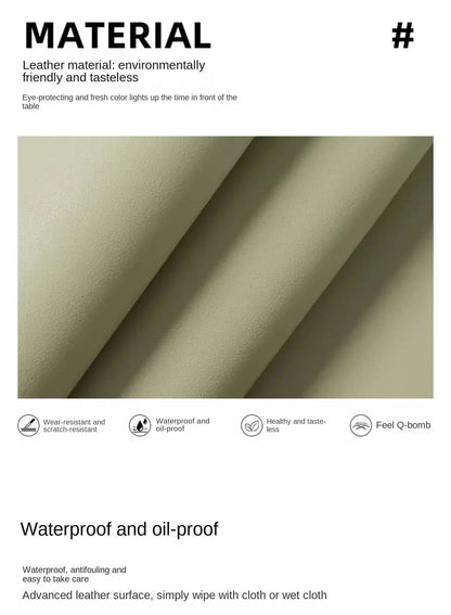 Waterproof Leather Table Cloth for Easy Cleaning - Smarsty