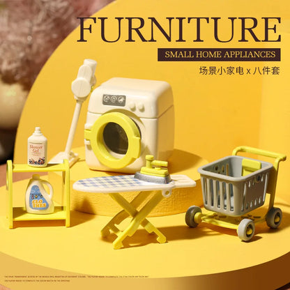 family games dollhouses playhouse miniature furniture pretend toys princess castles villas Christmas present kids toys by Smarsty