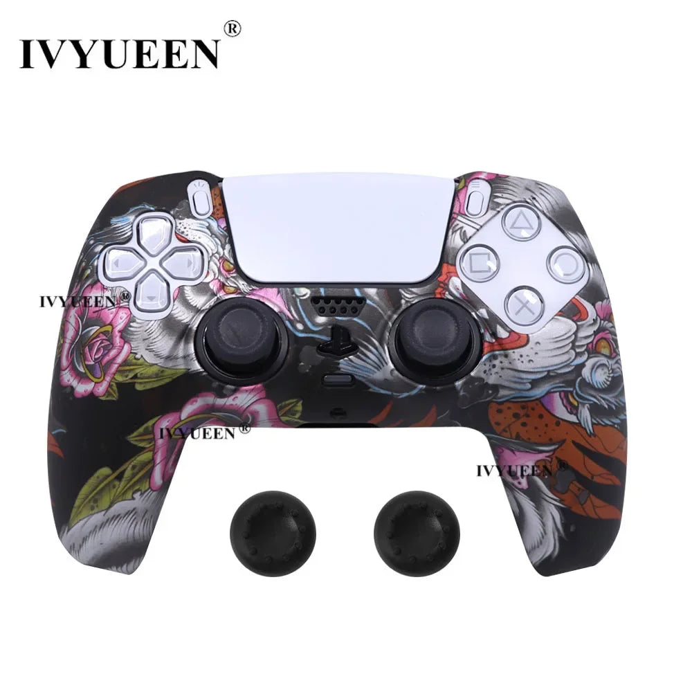 Water Transfer Printing Silicone Case for PS5 Controller - Smarsty