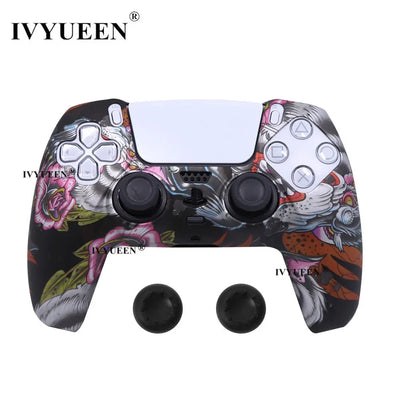 Water Transfer Printing Silicone Case for PS5 Controller - Smarsty