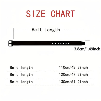 Mens Leather Belt Vintage Style High Quality Designer Strap - Smarsty