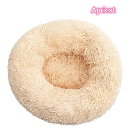 Super Soft Cat Bed Plush Donut Design for Comfort - Smarsty