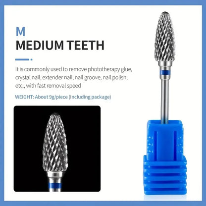 Tungsten Carbide Nail Drill Bits for Effective Gel Polish Removal - Smarsty