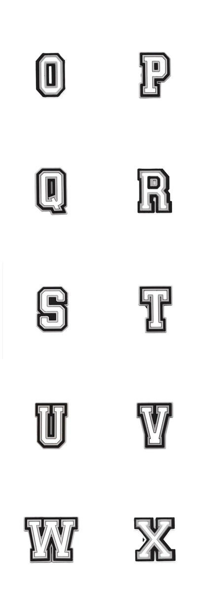 1 Pcs Letter Shoe Charms for Clog Sandals Shoe Decoration Number Alphabet Characters DIY Shoes Pins for Boy Girl Men Women