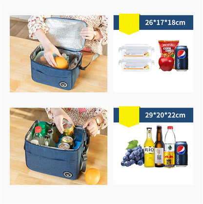 Portable Insulated Lunch Box Keeps Food Fresh Waterproof - Smarsty