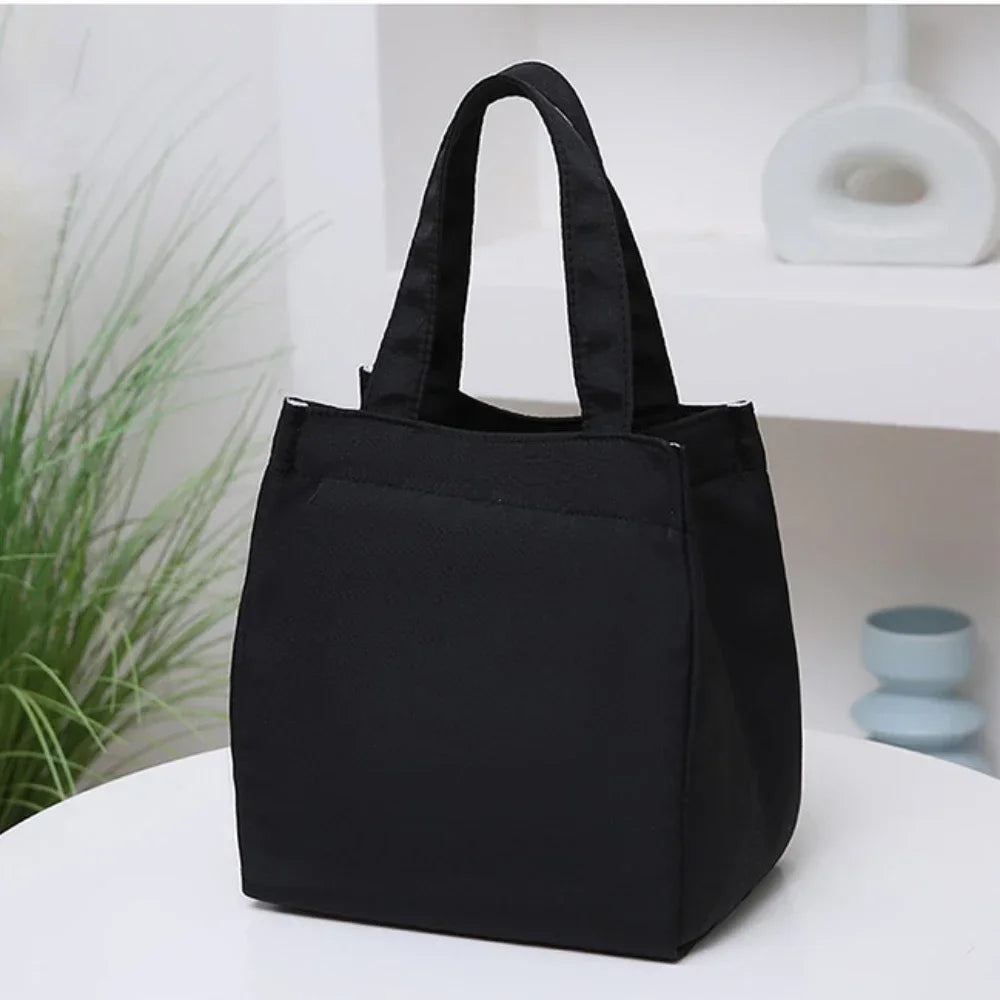 Large Capacity Insulated Lunch Bag With Sturdy Top Handle - Smarsty
