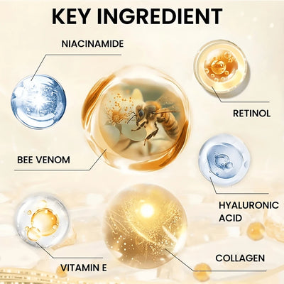 SUYARUN Bee Venom Collagen Anti-Aging Face Cream | Firming Lifting Moisturizer | Wrinkle Reduction | 24H Hydration. - Smarsty