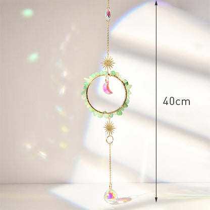 Hanging Crystal Pendant Suncatcher Wind Chimes for Home Decor - Smarsty