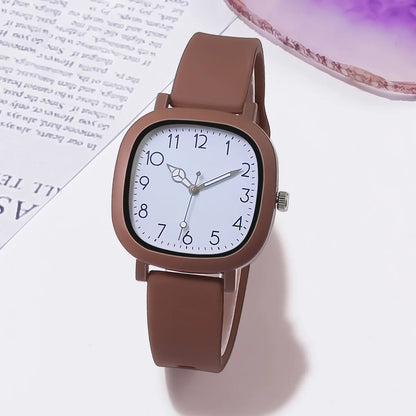 Fashion Brand Bear Women Quartz Watch with Silicone Band - Smarsty