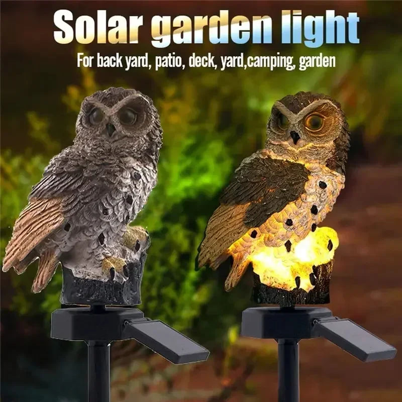 Solar Powered Owl Garden Light for Outdoor Decoration - Smarsty