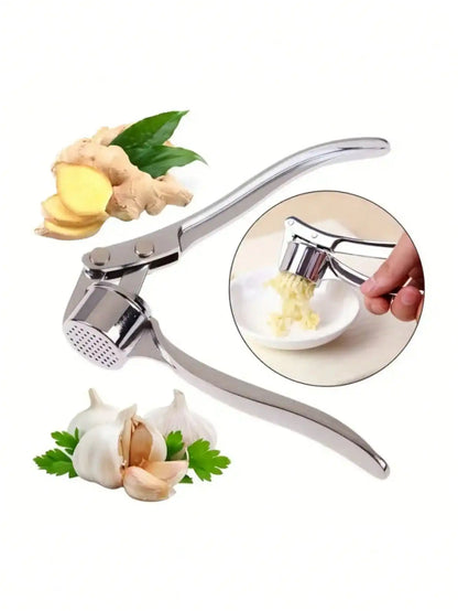 1pc, Garlic Press Washable Garlic Crusher Ginger Juicer Garlic Masher, Garlic Minver, Kitchen Supplies, Kitchen Gadgets - Smarsty