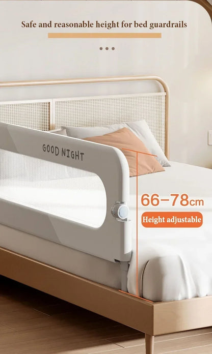 Adjustable Baby Bed Rail Safety Guard For Crib And Bed - Smarsty