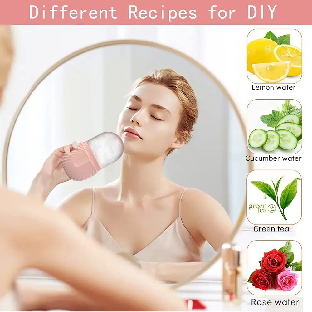 Ice Face Roller and Gua Sha Set for Effective Facial Massage - Smarsty