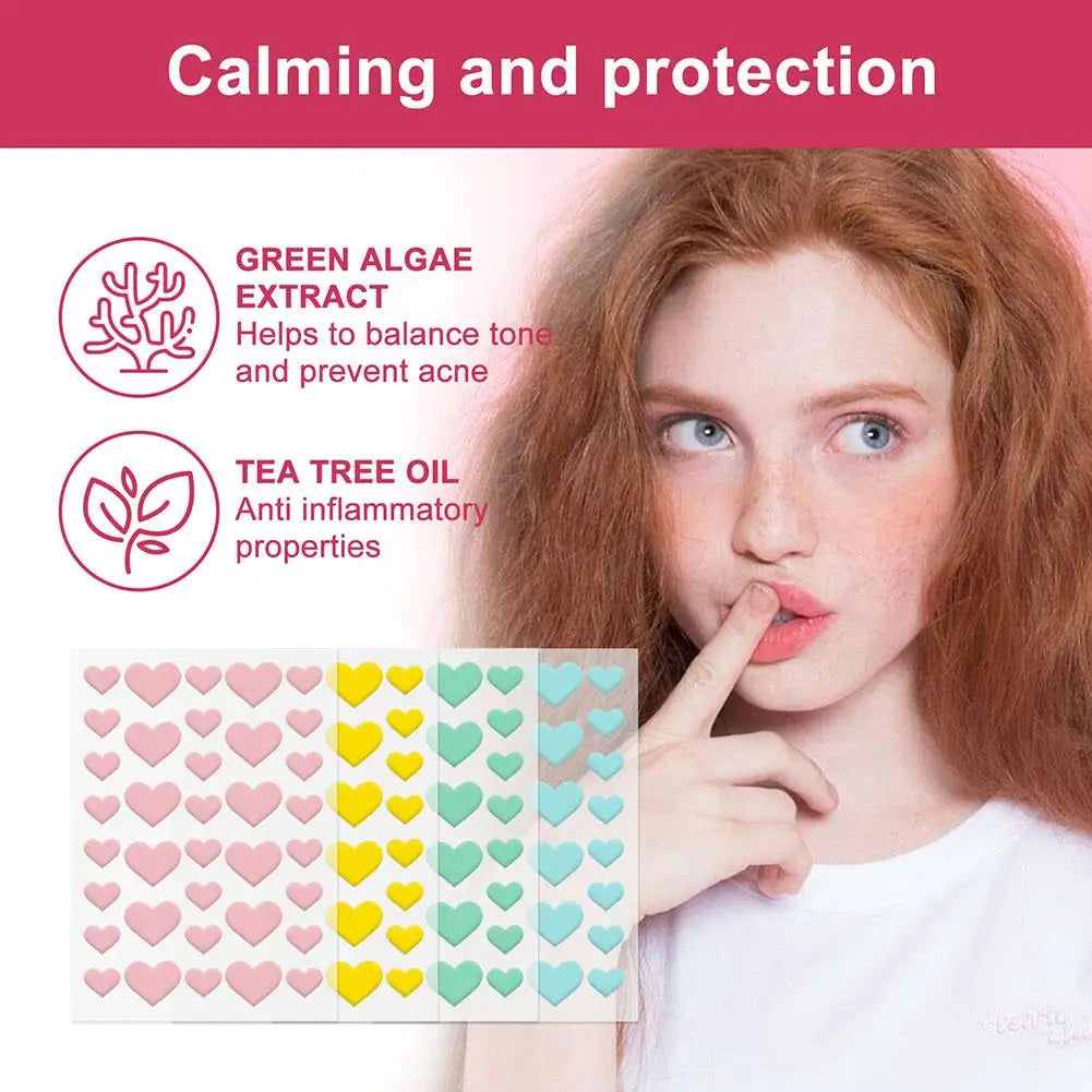 144 Piece Colorful Invisible Acne Patches for Clear Skin - Smarsty