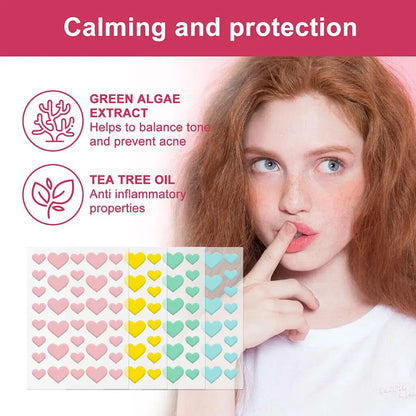 144 Piece Colorful Invisible Acne Patches for Clear Skin - Smarsty