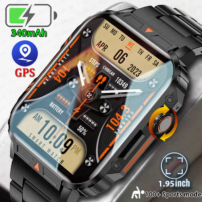 2024 Outdoor Military Smart Watch with IP68 Waterproof - Smarsty