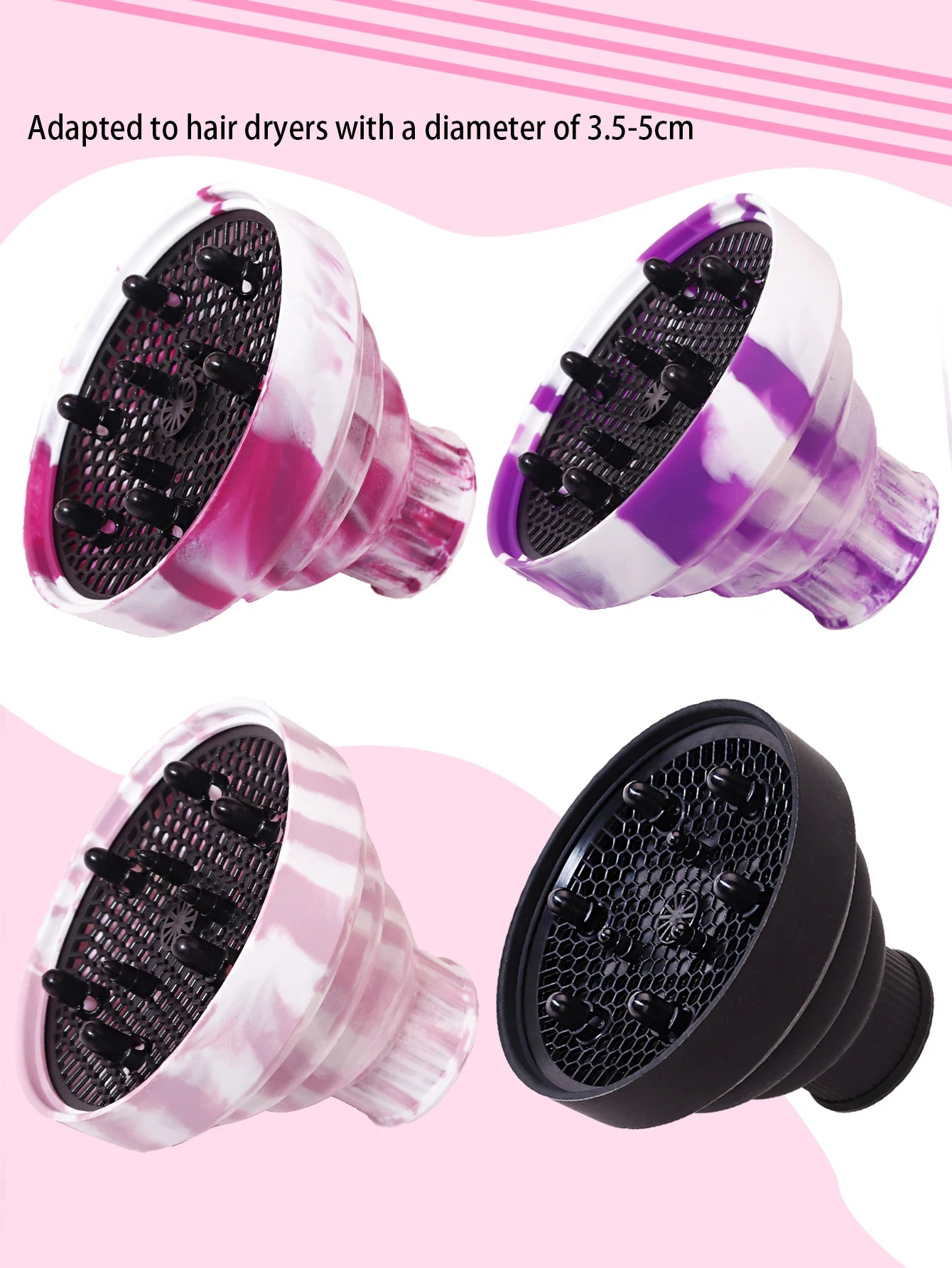 Silicone Hair Dryer Cap for Effective Styling and Curling - Smarsty