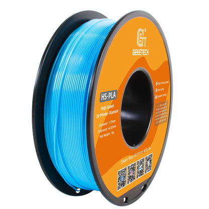 GEEETECH High-Speed PLA Filament 1.75mm 1kg 1 spool, Fast Curing, Better Liquidity, HS-PLA High-Speed 3D Printing Filament