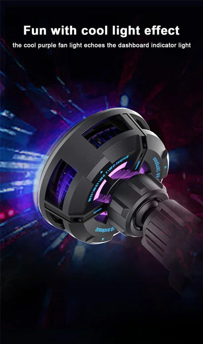 Ice Cooling Magnetic Wireless Car Charger Stand With LED - Smarsty