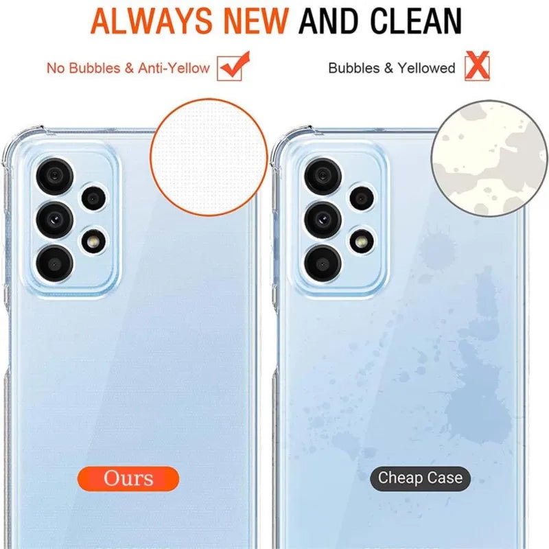 Air Bag Clear Case for Galaxy A Series Dustproof Slim - Smarsty