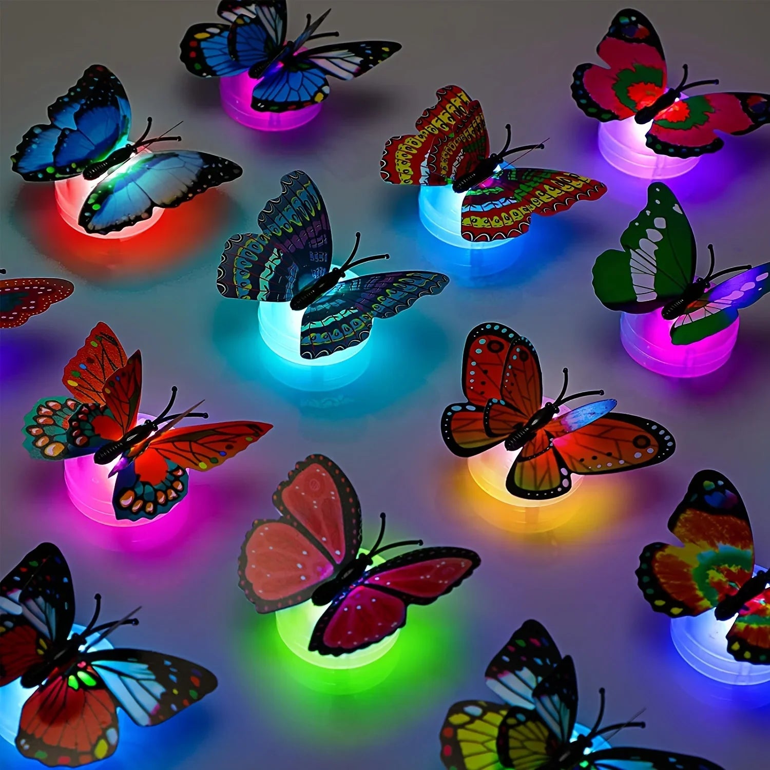 3D LED Butterfly Wall Stickers for Garden Decor - Smarsty