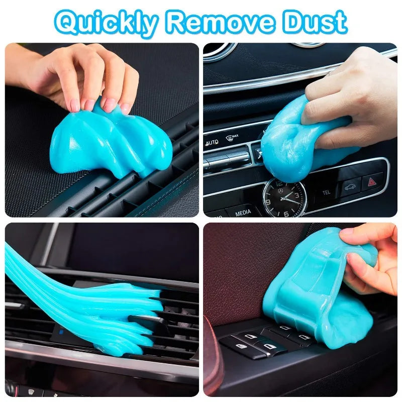 Car Cleaning Gel Slime Magic Mud Auto Interior Computer Keyboard Dirt Clean Dust Remover Gel Car Wash Interior Cleaning Tools - Smarsty